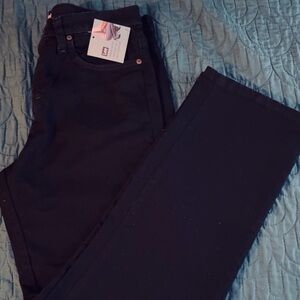 Lee Black Relaxed Fit Straight-Leg Jeans